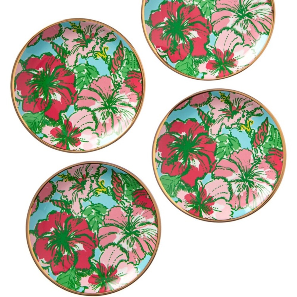 SET OF  8 - Lilly Pulitzer Ceramic Coasters